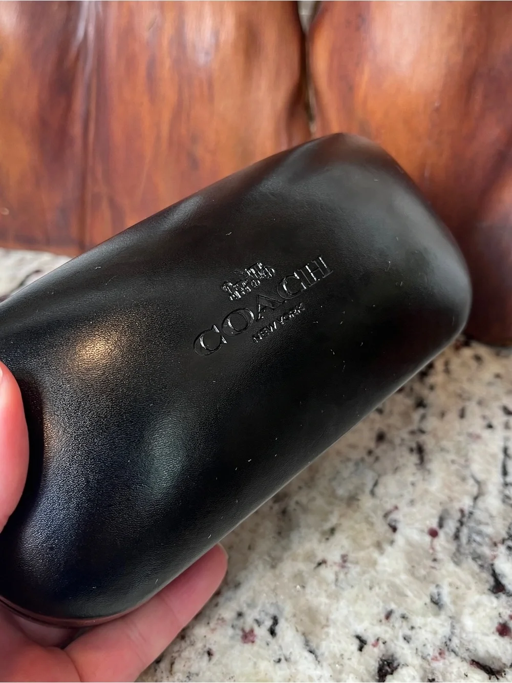 Coach Black Sunglasses/Eyeglasses Case